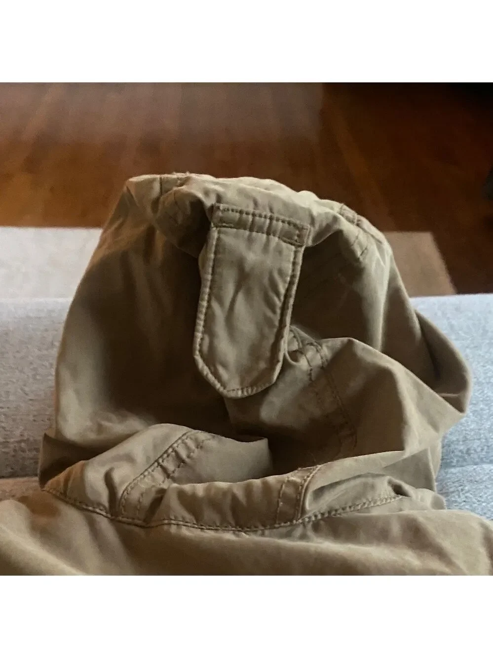 GAP Baby Tan Hooded Jacket Faux Fur Lined Coat Kids